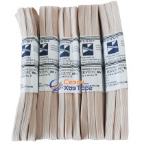 Резинка втяжная бельевая 7мм х 3м белая 